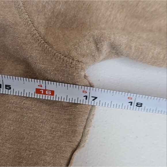 GAP Knit Tan Zip Sweatshirt size Small - Picture 7 of 8